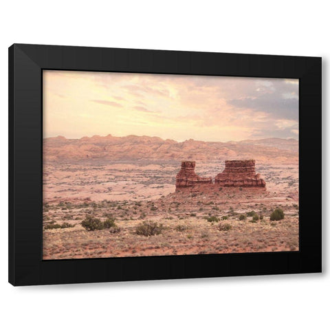 Dusty Desert II Black Modern Wood Framed Art Print by Deiter, Lori