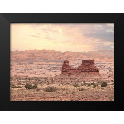 Dusty Desert II Black Modern Wood Framed Art Print by Deiter, Lori
