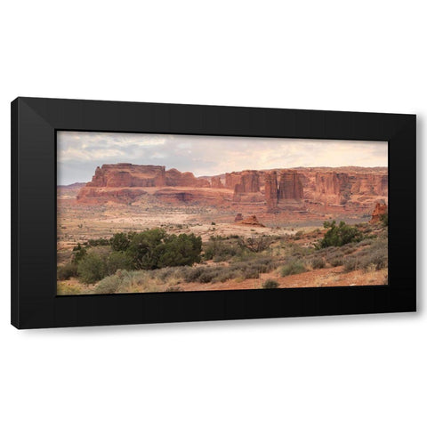 Dusty Desert V Black Modern Wood Framed Art Print by Deiter, Lori