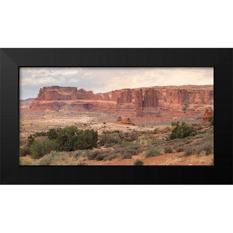 Dusty Desert V Black Modern Wood Framed Art Print by Deiter, Lori