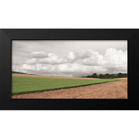 Country Storm Clouds Black Modern Wood Framed Art Print by Deiter, Lori