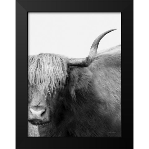 Haircut Needed Black Modern Wood Framed Art Print by Deiter, Lori