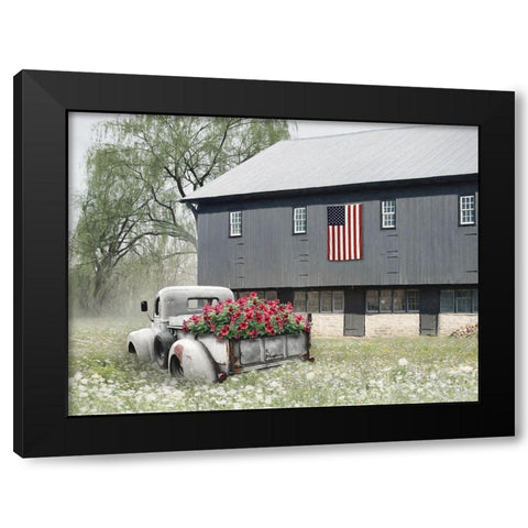 Summer Sweetness Black Modern Wood Framed Art Print by Deiter, Lori