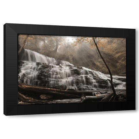 Mohawk Rays of Light Black Modern Wood Framed Art Print with Double Matting by Deiter, Lori