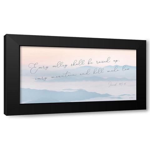 Every Valley Black Modern Wood Framed Art Print with Double Matting by Deiter, Lori