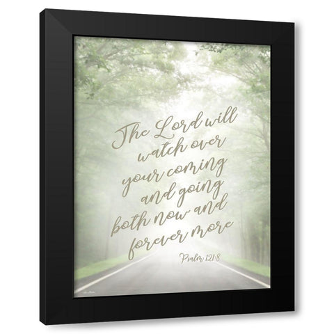 Coming and Going Black Modern Wood Framed Art Print with Double Matting by Deiter, Lori