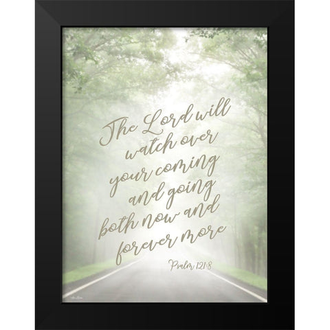 Coming and Going Black Modern Wood Framed Art Print by Deiter, Lori