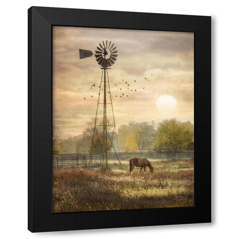 Berks Co. Sunrise Black Modern Wood Framed Art Print by Deiter, Lori
