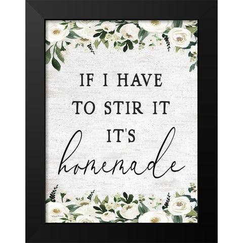 Homemade Black Modern Wood Framed Art Print by lettered And lined