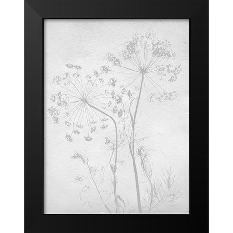 Retreat Botanical 2 Black Modern Wood Framed Art Print by Lettered and Lined