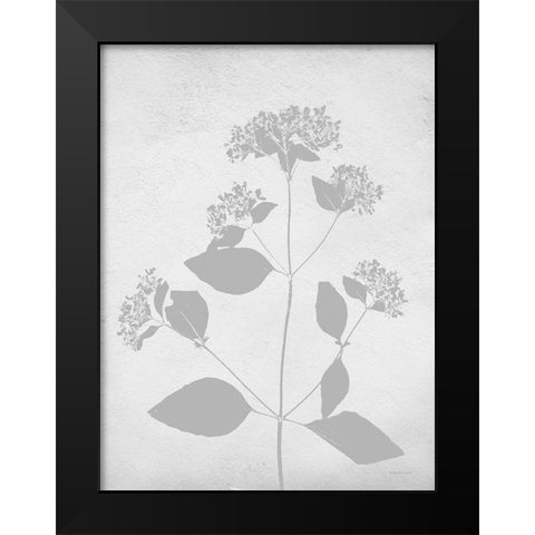 Retreat Botanical 8 Black Modern Wood Framed Art Print by Lettered and Lined