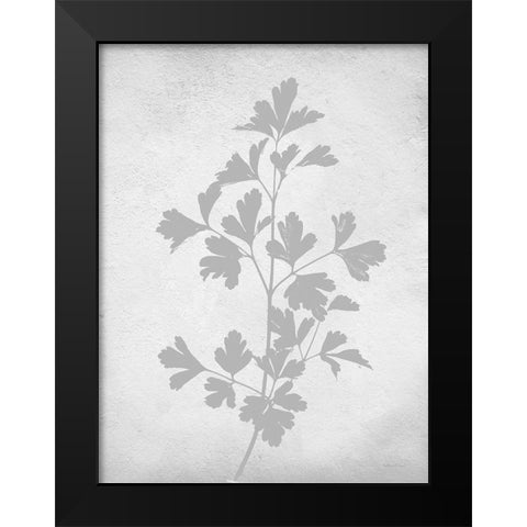 Retreat Botanical 9 Black Modern Wood Framed Art Print by Lettered and Lined