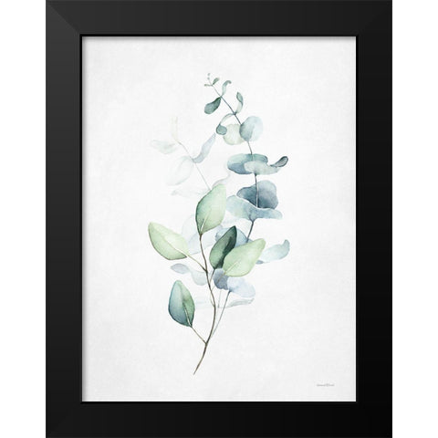 Leafy Retreat 4 Black Modern Wood Framed Art Print by Lettered and Lined