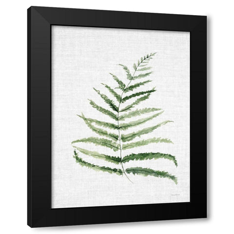 Leafy Retreat 10 Black Modern Wood Framed Art Print with Double Matting by Lettered and Lined