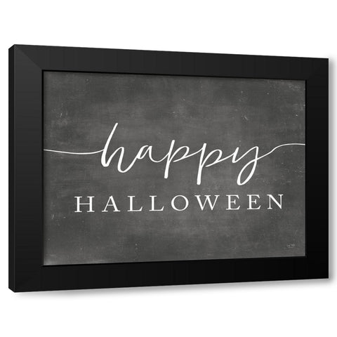 Happy Halloween    Black Modern Wood Framed Art Print with Double Matting by Lux + Me Designs