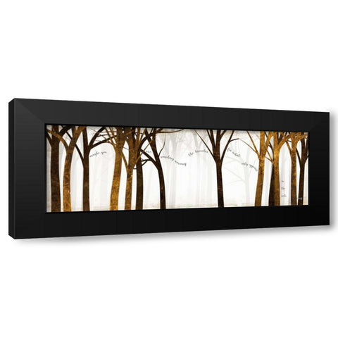 In the Roots Black Modern Wood Framed Art Print with Double Matting by Rae, Marla