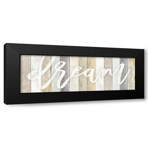 Dream Black Modern Wood Framed Art Print with Double Matting by Rae, Marla