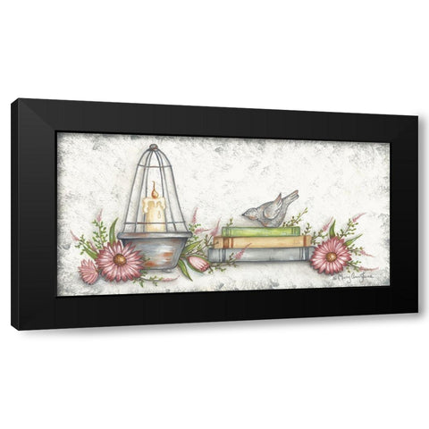 Pretty as a Picture Black Modern Wood Framed Art Print with Double Matting by June, Mary Ann