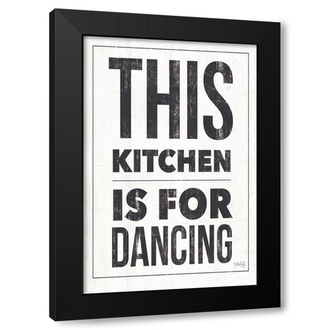 This Kitchen Black Modern Wood Framed Art Print with Double Matting by Rae, Marla