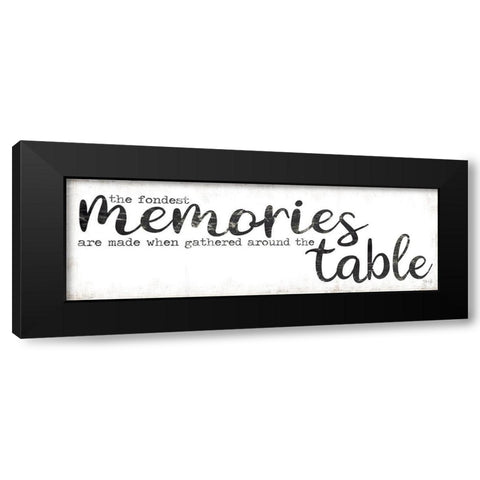 The Fondest Memories Black Modern Wood Framed Art Print with Double Matting by Rae, Marla