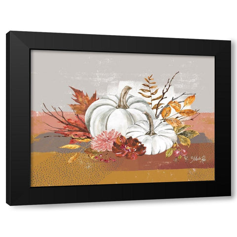 Fall Floral IV Black Modern Wood Framed Art Print by Rae, Marla