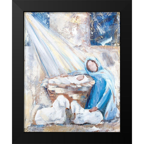 All Is Calm Black Modern Wood Framed Art Print by Kissell, Mackenzie