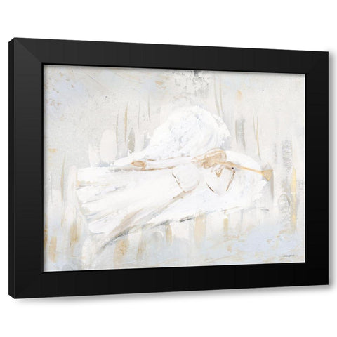 Nativity Angel I Black Modern Wood Framed Art Print with Double Matting by Kissell, Mackenzie