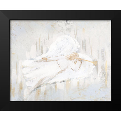 Nativity Angel I Black Modern Wood Framed Art Print by Kissell, Mackenzie