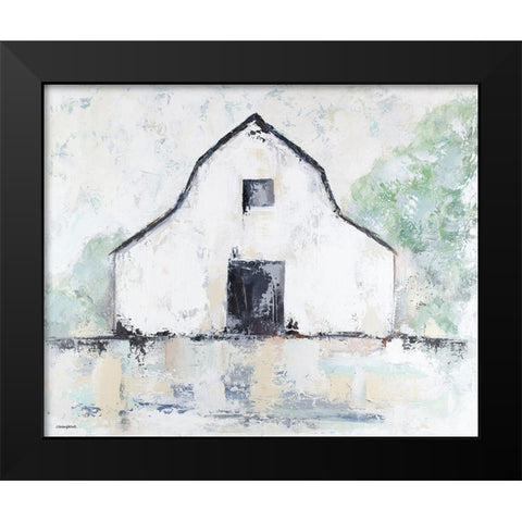Rustic Barn Black Modern Wood Framed Art Print by Kissell, Mackenzie