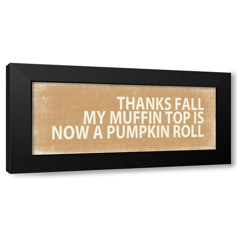Thanks Fall   Black Modern Wood Framed Art Print with Double Matting by Michelle, Misty