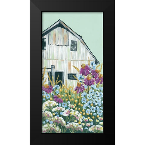 Field Day on the Farm Black Modern Wood Framed Art Print by Norman, Michele