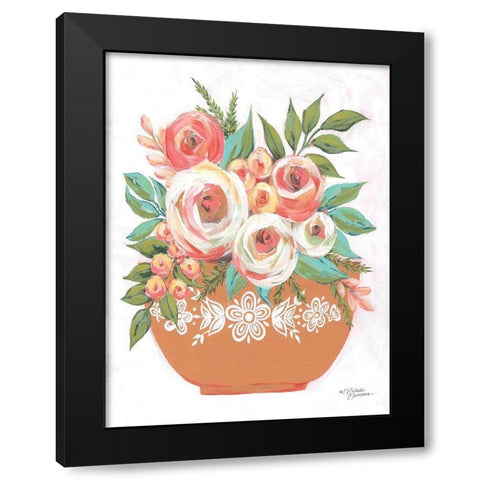 Harvest Gold Black Modern Wood Framed Art Print with Double Matting by Norman, Michele