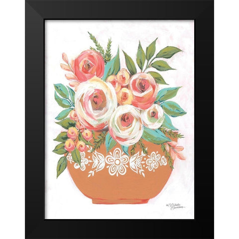 Harvest Gold Black Modern Wood Framed Art Print by Norman, Michele