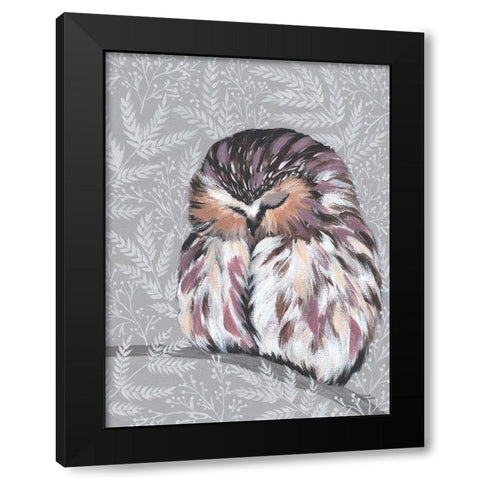 Sweet Dreams Black Modern Wood Framed Art Print with Double Matting by Norman, Michele