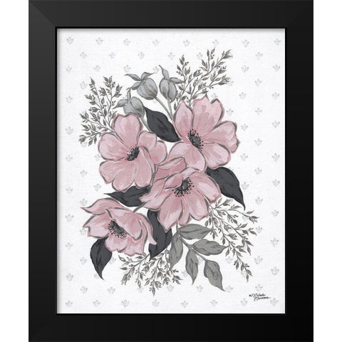 Harper Black Modern Wood Framed Art Print by Norman, Michele
