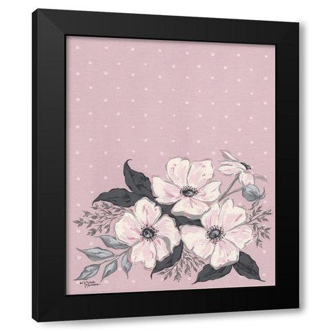 Astrid Black Modern Wood Framed Art Print by Norman, Michele