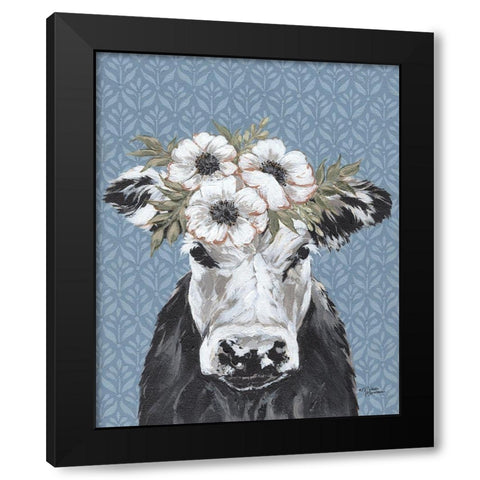 Agatha     Black Modern Wood Framed Art Print by Norman, Michele