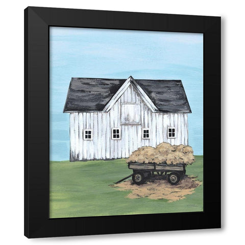 Hay Day    Black Modern Wood Framed Art Print by Norman, Michele