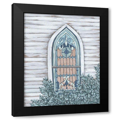Going to the Chapel   Black Modern Wood Framed Art Print with Double Matting by Norman, Michele