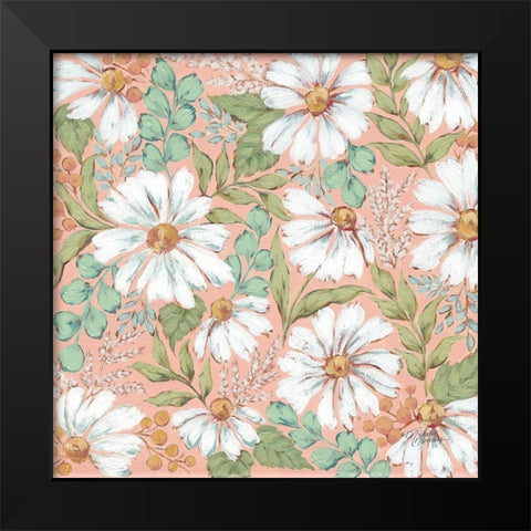 Spring Has Sprung Black Modern Wood Framed Art Print by Norman, Michele