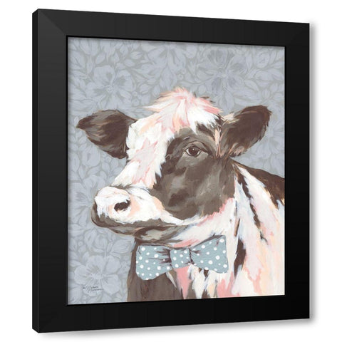 Beautiful Beaulla Black Modern Wood Framed Art Print by Norman, Michele