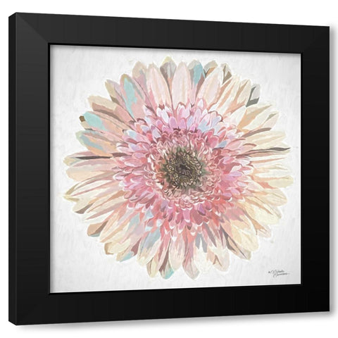 Gorgeous Gerber Black Modern Wood Framed Art Print by Norman, Michele
