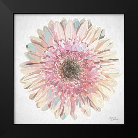 Gorgeous Gerber Black Modern Wood Framed Art Print by Norman, Michele