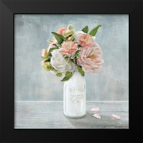 Summer Picks I Black Modern Wood Framed Art Print by Mollie B.