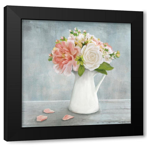 Summer Picks II Black Modern Wood Framed Art Print with Double Matting by Mollie B.