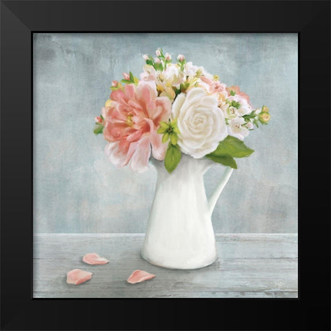Summer Picks II Black Modern Wood Framed Art Print by Mollie B.