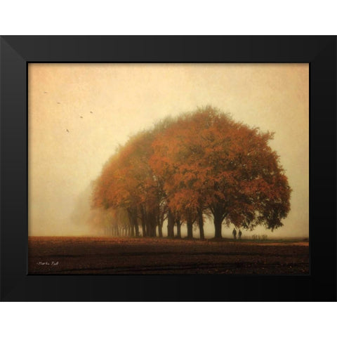Not All Those Who Wander Are Lost Black Modern Wood Framed Art Print by Podt, Martin