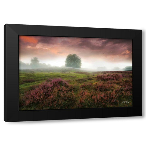 Fairyland Black Modern Wood Framed Art Print with Double Matting by Podt, Martin