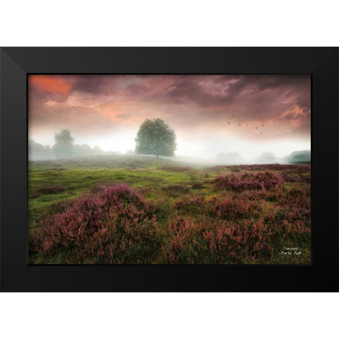 Fairyland Black Modern Wood Framed Art Print by Podt, Martin