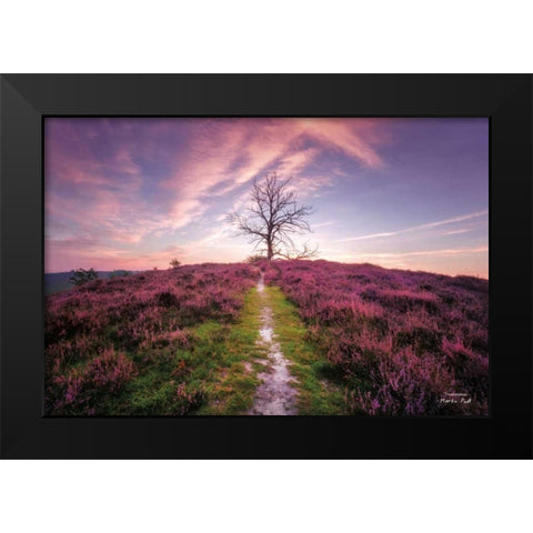 Treemendous Black Modern Wood Framed Art Print by Podt, Martin